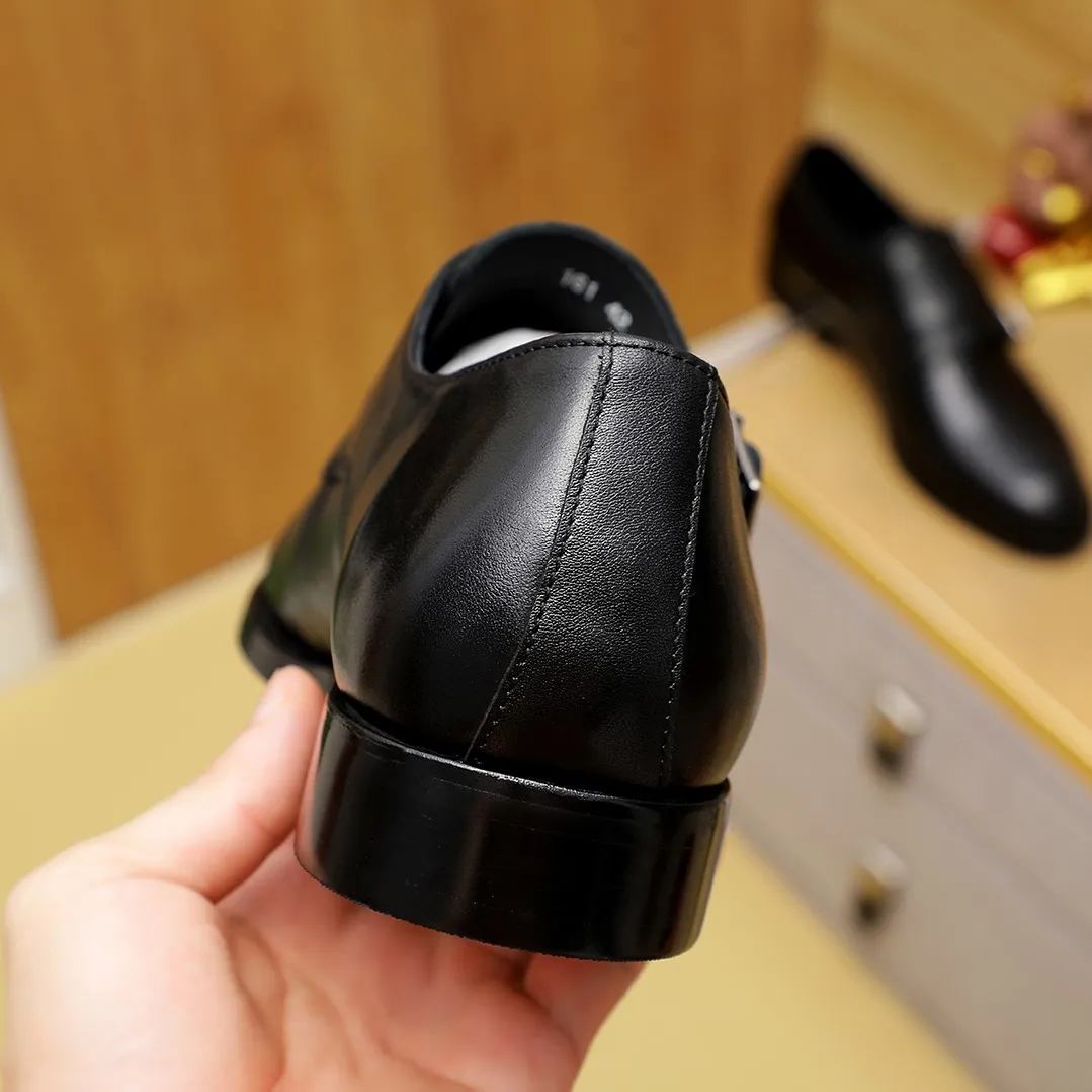 Men's men's shoes💰440💰💰🎩🎩🔥🔥Gucci GUCCI official website men's business formal leather shoes updated💥Hong Kong counter synchronized new styles💥completely one-to-one replica shipment👍zero gap in counter quality 0⃣️all made of imported cowhide with original hardware buckle➕🐂leather lining, color, code matching 39-44
